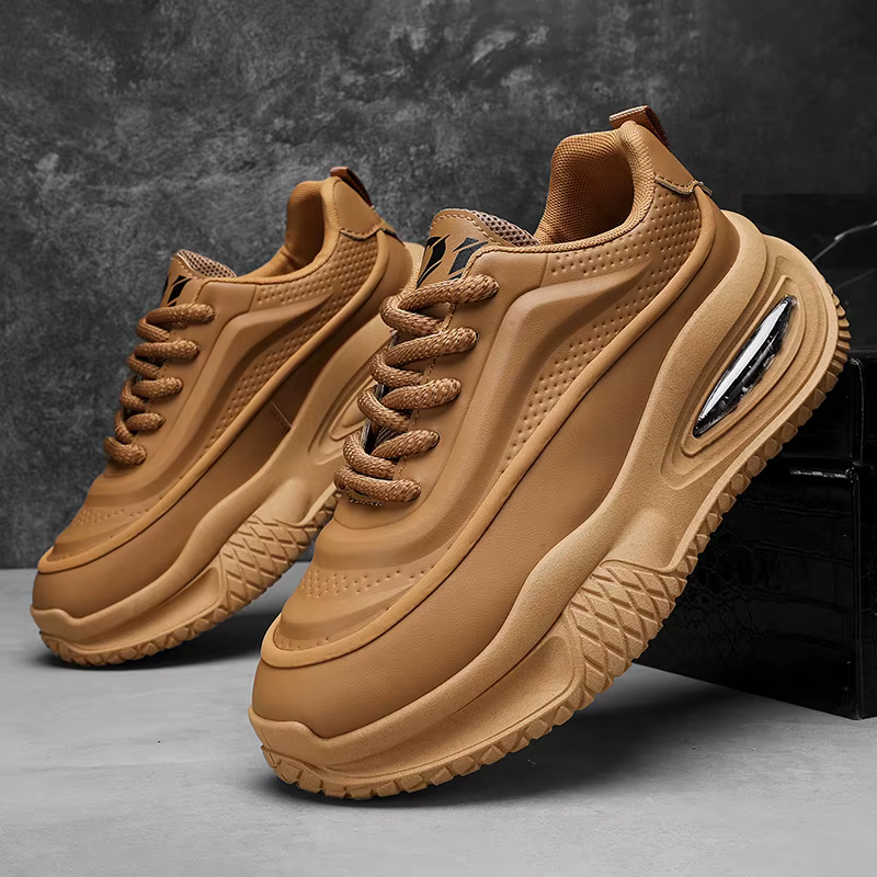 Men's Casual Sports Shoes, Fashionable Thick Soled